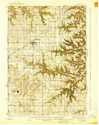 Plainview Minnesota Historical topographic map, 1:62500 scale, 15 X 15 Minute, Year 1938