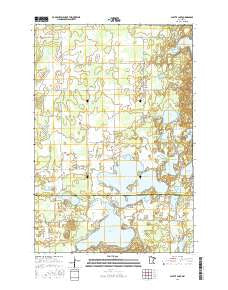 Platte Lake Minnesota Current topographic map, 1:24000 scale, 7.5 X 7.5 Minute, Year 2016