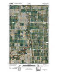 Plummer NW Minnesota Historical topographic map, 1:24000 scale, 7.5 X 7.5 Minute, Year 2010