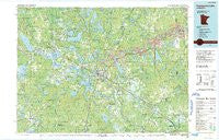 Pokegama Lake Minnesota Historical topographic map, 1:100000 scale, 30 X 60 Minute, Year 1992