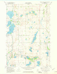 Pomme De Terre Lakes Minnesota Historical topographic map, 1:24000 scale, 7.5 X 7.5 Minute, Year 1973