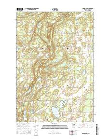 Pomroy Lake Minnesota Current topographic map, 1:24000 scale, 7.5 X 7.5 Minute, Year 2016