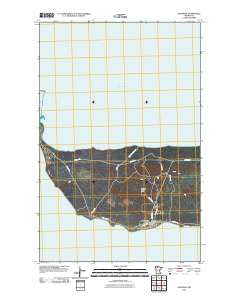 Ponemah Minnesota Historical topographic map, 1:24000 scale, 7.5 X 7.5 Minute, Year 2010