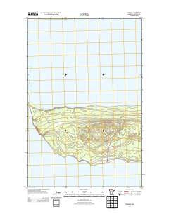 Ponemah Minnesota Historical topographic map, 1:24000 scale, 7.5 X 7.5 Minute, Year 2013