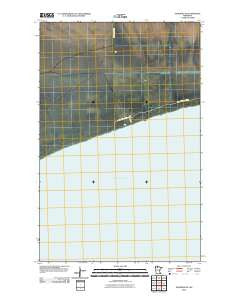 Ponemah NE Minnesota Historical topographic map, 1:24000 scale, 7.5 X 7.5 Minute, Year 2010