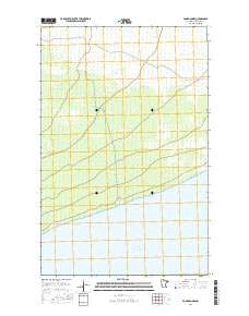 Ponemah NW Minnesota Current topographic map, 1:24000 scale, 7.5 X 7.5 Minute, Year 2016
