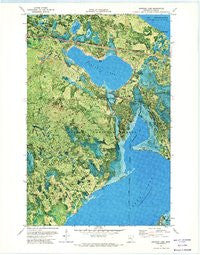 Portage Lake Minnesota Historical topographic map, 1:24000 scale, 7.5 X 7.5 Minute, Year 1971
