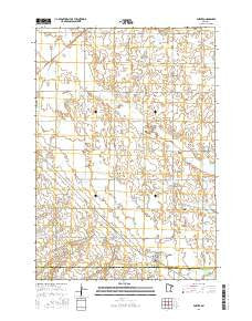 Porter Minnesota Current topographic map, 1:24000 scale, 7.5 X 7.5 Minute, Year 2016