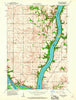 Prescott Wisconsin Historical topographic map, 1:24000 scale, 7.5 X 7.5 Minute, Year 1951