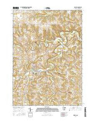 Preston Minnesota Current topographic map, 1:24000 scale, 7.5 X 7.5 Minute, Year 2016