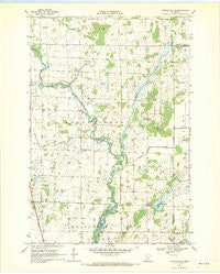 Princeton NE Minnesota Historical topographic map, 1:24000 scale, 7.5 X 7.5 Minute, Year 1968