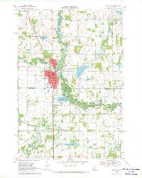Princeton Minnesota Historical topographic map, 1:24000 scale, 7.5 X 7.5 Minute, Year 1968