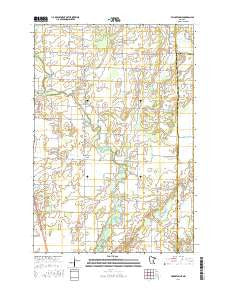 Princeton NE Minnesota Current topographic map, 1:24000 scale, 7.5 X 7.5 Minute, Year 2016