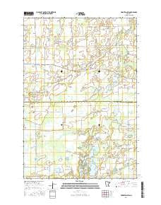 Princeton SW Minnesota Current topographic map, 1:24000 scale, 7.5 X 7.5 Minute, Year 2016