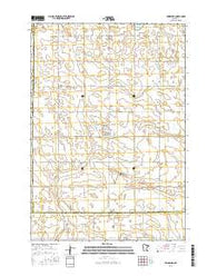 Prinsburg Minnesota Current topographic map, 1:24000 scale, 7.5 X 7.5 Minute, Year 2016