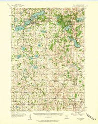 Prior Lake Minnesota Historical topographic map, 1:62500 scale, 15 X 15 Minute, Year 1957