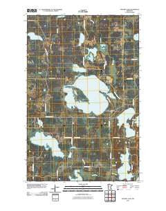 Puposky Lake Minnesota Historical topographic map, 1:24000 scale, 7.5 X 7.5 Minute, Year 2010