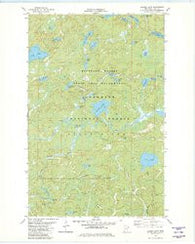 Quadga Lake Minnesota Historical topographic map, 1:24000 scale, 7.5 X 7.5 Minute, Year 1981