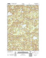 Quadga Lake Minnesota Historical topographic map, 1:24000 scale, 7.5 X 7.5 Minute, Year 2013