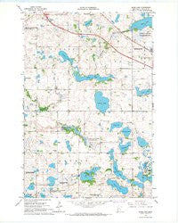 Quam Lake Minnesota Historical topographic map, 1:24000 scale, 7.5 X 7.5 Minute, Year 1966