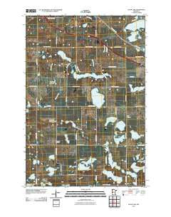 Quam Lake Minnesota Historical topographic map, 1:24000 scale, 7.5 X 7.5 Minute, Year 2010