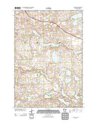 Quam Lake Minnesota Historical topographic map, 1:24000 scale, 7.5 X 7.5 Minute, Year 2013