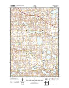 Quam Lake Minnesota Historical topographic map, 1:24000 scale, 7.5 X 7.5 Minute, Year 2013