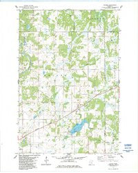 Quamba Minnesota Historical topographic map, 1:24000 scale, 7.5 X 7.5 Minute, Year 1983