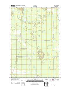 Rabey Minnesota Historical topographic map, 1:24000 scale, 7.5 X 7.5 Minute, Year 2013