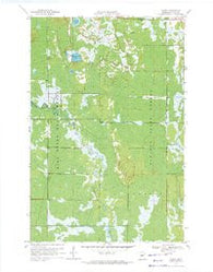 Rabey Minnesota Historical topographic map, 1:24000 scale, 7.5 X 7.5 Minute, Year 1970