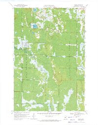 Rabey Minnesota Historical topographic map, 1:24000 scale, 7.5 X 7.5 Minute, Year 1970