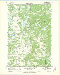 Ramey NE Minnesota Historical topographic map, 1:24000 scale, 7.5 X 7.5 Minute, Year 1968