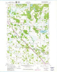 Randall East Minnesota Historical topographic map, 1:24000 scale, 7.5 X 7.5 Minute, Year 1956