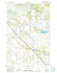 Randall East Minnesota Historical topographic map, 1:24000 scale, 7.5 X 7.5 Minute, Year 1956