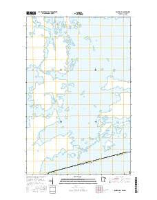 Ranier OE N Minnesota Current topographic map, 1:24000 scale, 7.5 X 7.5 Minute, Year 2016