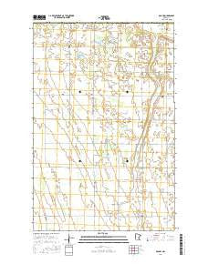 Ranum Minnesota Current topographic map, 1:24000 scale, 7.5 X 7.5 Minute, Year 2016