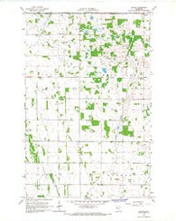 Ranum Minnesota Historical topographic map, 1:24000 scale, 7.5 X 7.5 Minute, Year 1966