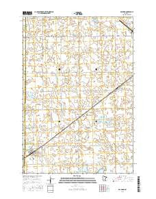 Raymond Minnesota Current topographic map, 1:24000 scale, 7.5 X 7.5 Minute, Year 2016