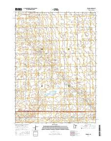 Reading Minnesota Current topographic map, 1:24000 scale, 7.5 X 7.5 Minute, Year 2016