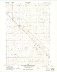Reading Minnesota Historical topographic map, 1:24000 scale, 7.5 X 7.5 Minute, Year 1960