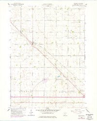 Reading Minnesota Historical topographic map, 1:24000 scale, 7.5 X 7.5 Minute, Year 1960