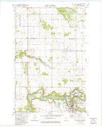Red Lake Falls Minnesota Historical topographic map, 1:24000 scale, 7.5 X 7.5 Minute, Year 1982