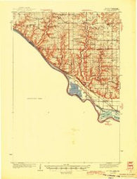 Red Wing Minnesota Historical topographic map, 1:62500 scale, 15 X 15 Minute, Year 1944