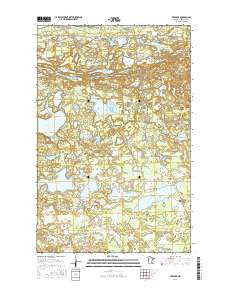 Red Lake Minnesota Current topographic map, 1:24000 scale, 7.5 X 7.5 Minute, Year 2016