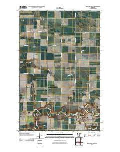 Red Lake Falls Minnesota Historical topographic map, 1:24000 scale, 7.5 X 7.5 Minute, Year 2010