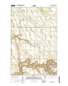 Red Lake Falls Minnesota Current topographic map, 1:24000 scale, 7.5 X 7.5 Minute, Year 2016