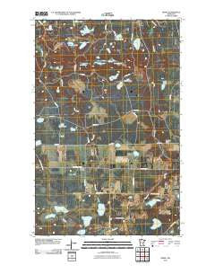 Redby Minnesota Historical topographic map, 1:24000 scale, 7.5 X 7.5 Minute, Year 2010