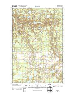 Redby Minnesota Historical topographic map, 1:24000 scale, 7.5 X 7.5 Minute, Year 2013