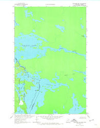 Redhorse Bay Minnesota Historical topographic map, 1:24000 scale, 7.5 X 7.5 Minute, Year 1963