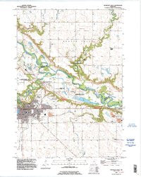 Redwood Falls Minnesota Historical topographic map, 1:24000 scale, 7.5 X 7.5 Minute, Year 1992